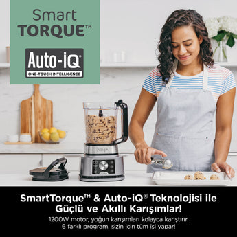 Ninja Foodi Power 3-in-1 Akıllı Tork ve Auto-IQ Sistemli Nutri Blender